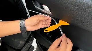 AUTOELITE   Interior Decoration white Beading || car interior modification || Ambient light look