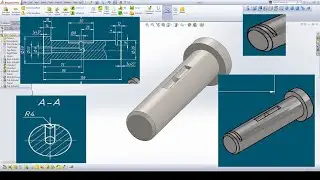 Machine Drawing in Solidworks