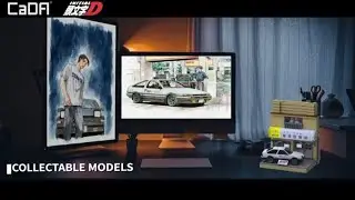 Initial D mini scale model cars | CaDA C55016 C55017W C55018W