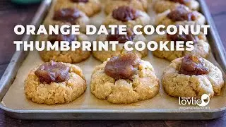 [ENG] Orange Date Coconut Thumbprint Cookies