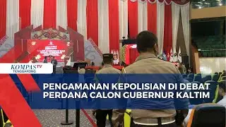Pengamanan Kepolisian di Debat Perdana Calon Gubernur Kaltim
