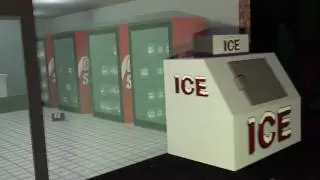 Blender Convenience Store Scene