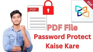 PDF File Per Password Kaise Lagaye| How to Add Password to Pdf File|