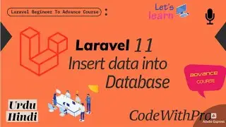 Insert data into Database | create students in laravel crud |CodeWithPro