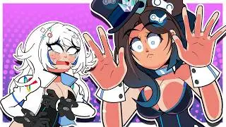 She Won't Leave Her Alone! | Console Waifus Comic Dub