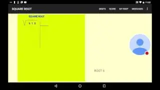 MathAndroid.com: SQUARE ROOT examples are generated by Android application