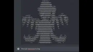 Bad apple... but in discord