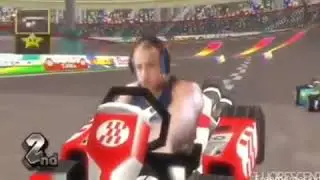 Tyler1 racing in Mario Kart 8 Deluxe