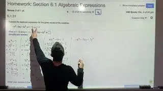 MATH 0332 - Algebraic Expressions