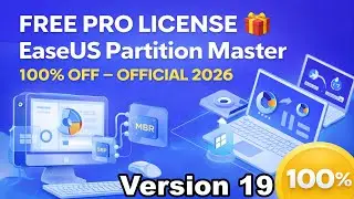 EaseUS Partition Master Pro Giveaway 🎁 | Official License Key Free Activation 