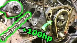Budget 318 mopar 5.2 magnum Turbo Camshaft install. Whitie build ep.2
