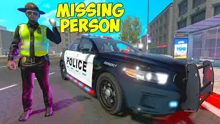 MISSING PERSON POLICE PATROL- FLASHING LIGHTS GAME