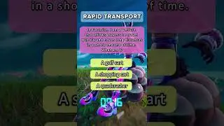 Fortnite riddle No.6 Rapid transport #shorts