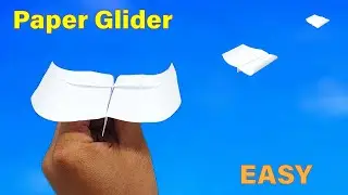 How to Make a Glider Paper Plane Fly for a Long Time