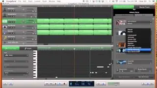How to make 8bit music in older version garage band 2014 edition