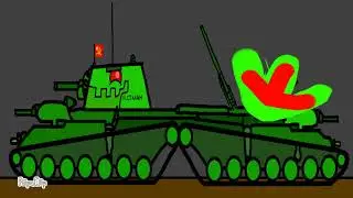 КВ-44 против ИСУ-152 мультики про танки