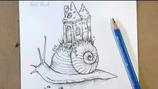 Pencil Drawing Expert Reveals Snail Castle Secrets!