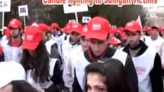 Protests in Yerevan for Sumgait massacres GENOCIDE