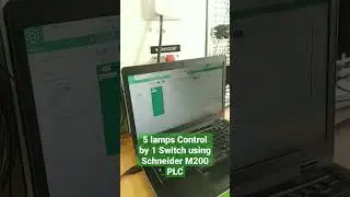 5 lamps control by 1 switch using 
