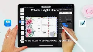 What Is a Digital Planner?🤔 How to Use It on Keynote & GoodNotes 💕🌟