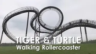 The Slowest Coaster in the World - Walking Rollercoaster Riding Tiger at Angerpark Duisburg