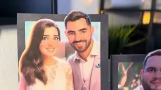 3D Habkarton portré