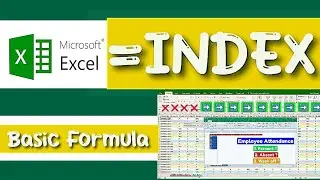 INDEX Formula In Excel | How to Use INDEX Formula In Hindi Part 1