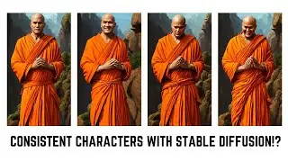 Create CONSISTENT Characters Using Stable Diffusion!?