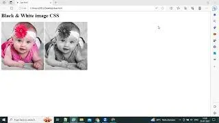 How To create black & white Image in HTML & CSS