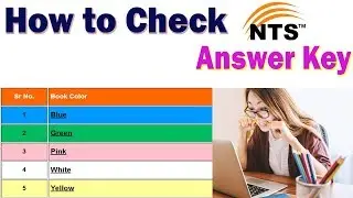 How to Check NTS Answer Key For Various Post