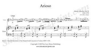 Bach : Arioso - Violin