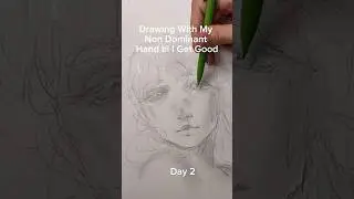 update~ drawing with the right is still hard #art #artist #sketch #artchallenge