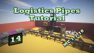 Logistics Pipes Tutorial - #14 - Metal Press (Immersive Engineering)