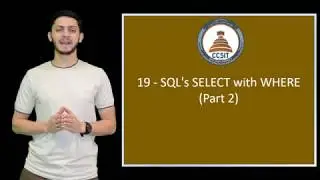 Oracle APEX Tutorial 19 - SQL's SELECT with WHERE Part 2