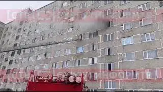 пожар на Федорова в Сургуте