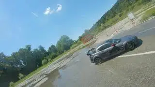 First attempt to fly with drift cars - Just having fun and breaking a frame (: