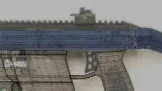 Speed modeling Kriss Super V in blender 3D
