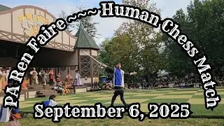 Pennsylvania Renaissance Faire 2025-Human Chess