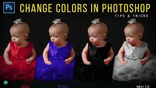 How To Change Color of Dress In Photoshop - Photoshop Tips and Tricks