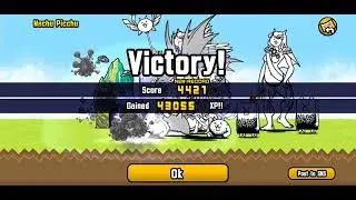 Beating Argentina→ Into the Future chapter 3 until I die (in The Battle Cats).