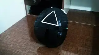How to make squid game mask from cardboard - easy