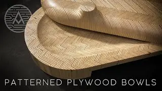 Carving Patterned Plywood Bowls