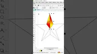 3D star in coreldraw by VCE 
