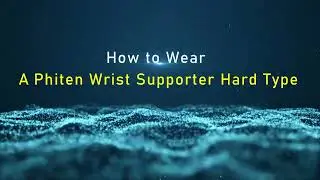 How to Wrist Supporter Hard Type (with thumb hook)