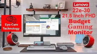 Lenovo L22e-30 21.5 Inch FHD Gaming & Graphic Design Monitor Unboxing Review