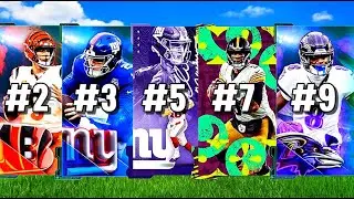 TOP 10 QBS IN MADDEN 25 AFTER UPDATE!