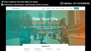 Bike & Scooter Rental Website Development | Get More Bookings
