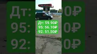 Цены на дизтопливо и бензин на АЗС 