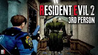 Original RESIDENT EVIL 2 With Over The Shoulder Camera (3rd Person)