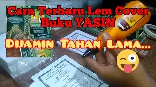 Jilid Buku Yasin Pakai Lem Fox